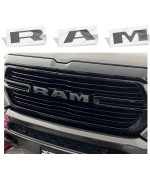 Reflective Concepts Ram Grille Emblem Overlay Decal 2019-2023 Ram 1500 (Color: Granite Crystal Metallic)