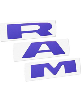 Reflective Concepts Ram Grille Emblem Overlay Decal 2019-2023 Ram 1500 (Color: Purple)