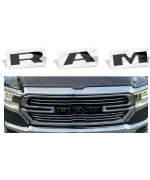 Reflective Concepts Ram Grille Emblem Overlay Decal 2019-2023 Ram 1500 (Color: Gloss Black)