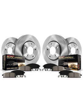 Power Stop Koe7922 Autospecialty Front And Rear Replacement Brake Kit-Oe Brake Rotors & Ceramic Brake Pads