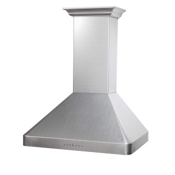 ZLINE 30 in. Wall Mount Range Hood in Snow Finished Stainless Steel (8KF2S-30)