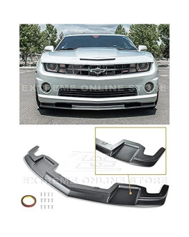 Extreme Online Store Replacement For 2010-2013 Chevrolet Camaro Ss Models | Tl1 Style Abs Plastic Primer Black Front Bumper Lower Spoiler Lip Splitter