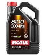 Motul 5L Synthetic Engine Oil 8100 0W20 Eco-Lite