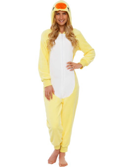 Slim Fit Adult Onesie - Animal Halloween Costume - Plush Fruit One Piece Cosplay Suit For Women And Men By Funziez