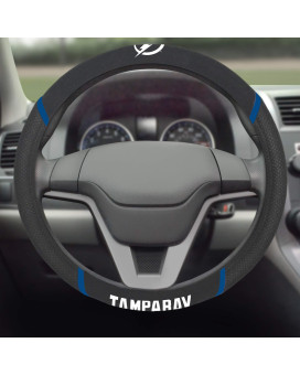 Fanmats 25117 Tampa Bay Lightning Embroidered Steering Wheel Cover