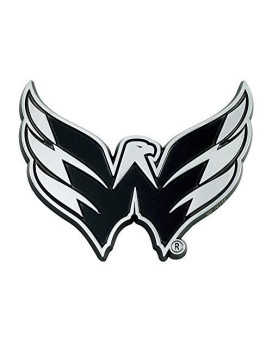 Fanmats Nhl Washington Capitals Chrome Emblemchrome Emblem, Team Colors, One Sized (15640)