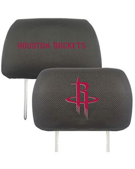 Fanmats Nba Houston Rockets Auto Headrest Covers, Team Colors, One Size (25015)