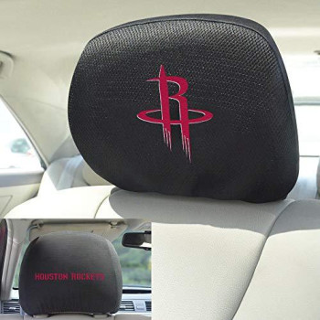 Fanmats Nba Houston Rockets Auto Headrest Covers, Team Colors, One Size (25015)