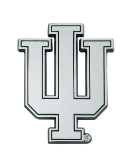 Fanmats 25024 Indiana Hooisers 3D Chrome Metal Auto Emblem