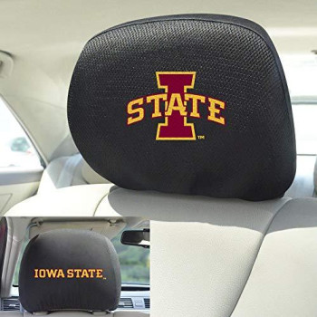 Ncaa Iowa State Cyclones Auto Headrest Covers, Team Colors, One Size