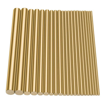 Sutemribor Brass Round Rods Bar Assorted Diameter 2-8mm for DIY Craft (21 PCS)