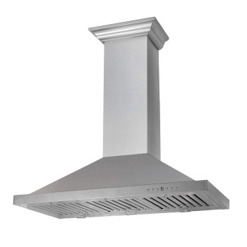 ZLINE 30 in. Designer Series Snow Finished Stainless Steel Wall Mount Range Hood (8KBS-30)