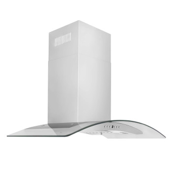 ZLINE 48" Convertible Vent Wall Mount Range Hood in Stainless Steel & Glass (KN4-48)