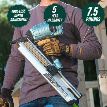 Metabo HPT Framing Nailer, The Pro Preferred Brand of Pneumatic Nailers*, 21