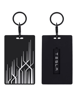 Seven Sparta Key Card Holder For Tesla Model 3, Model Y, Model X Silicone Key Chain