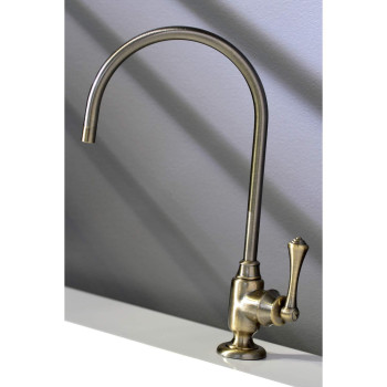 Kingston Brass KS5193BL Vintage Single-Handle Water Filtration Faucet, Antique Brass