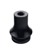 Dewhel Shift Knob Boot Retaineradapter For Manual Gear Shifter Lever 12X125 (Black)