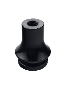 Dewhel Shift Knob Boot Retaineradapter For Manual Gear Shifter Lever 12X125 (Black)