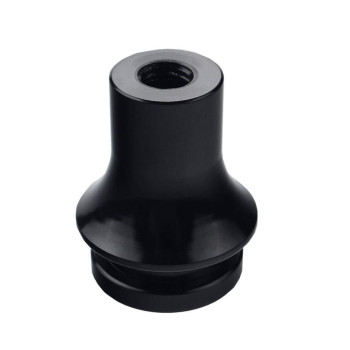 Dewhel Shift Knob Boot Retaineradapter For Manual Gear Shifter Lever 12X125 (Black)