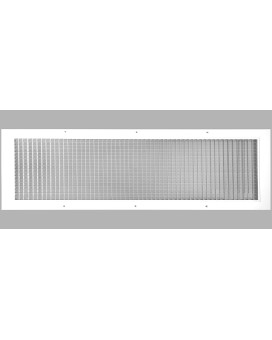 10 X 32 Or 32 X 10 Cube Core Eggcrate Return Air Grille - Aluminum Rust Proof - Hvac Vent Duct Cover - White Outer Dimensions: 1275]