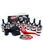 Red Line 90226 Big Twin 20W50 Power Pack Oil Package With K&N High Performance Oil Filter (Complete Kit, Black Filter)