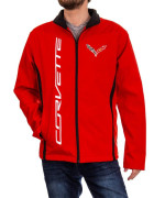 Gm Chevrolet Unisex Bonded All-Season Jacket (Corvette (Red), Large)
