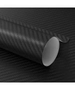 Lypumso 3D Carbon Fiber Vinyl Wrap Roll With Air Release Technology, Automotive Vinyl Wraps Sheet Decoration, Self-Adhesive Car Stickers For Car Exterior Interior (Carbon Fiber Black, 1Ft X 10Ft)