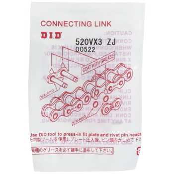 Did (520Vx3Gb-Zj-Cl) Gold High Performance Vx Series X-Ring Rivet Type Connecting Link