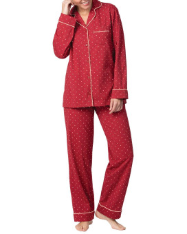 Pajamagram Womens Pajamas - Womens Sleepwear, Spice Polka Dot, Xs