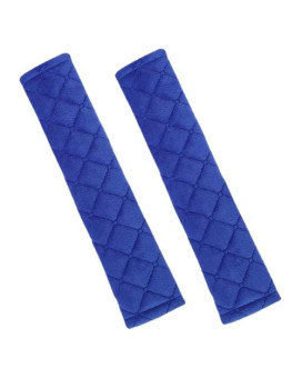 Andalus Seat Belt Covers For Adults, Car Seatbelt Cover, 2 Pack, Universal, Soft, Comfortable (Blue)