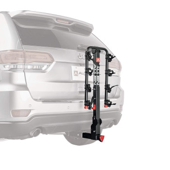 Allen Sports Deluxe+ Locking Quick Release 4-Bike Carrier for 2 in. Hitch, Model 840QR, Black