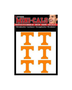 Wincraft Ncaa Tennessee Volunteers Face Tattoos Team Colors One Size