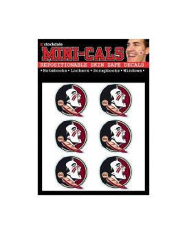 Wincraft Ncaa Florida State Seminoles Face Tattoos Team Colors One Size