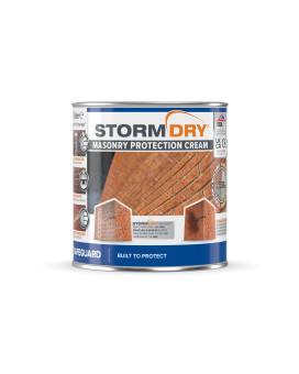 Stormdry Masonry Protection Cream 1L - The Only Bba & Est Certified Brick Water Seal - Proven 25 Year Protection Against Penetrating Damp (1 Litre)