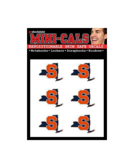 Ncaa Syracuse Orange Face Tattoos Team Colors One Size