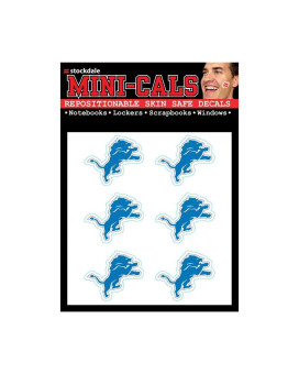 Wincraft Nfl Detroit Lions Face Tattoos Team Colors One Size