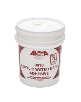 Alpha Systems 8010 Water Based Adhesive