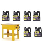 Jegs Parts Washer Kit | 12 Gallon Solvent Capacity | 2.64-3.17 Gallon Per Minute Max Pump Output | Heavy Duty Steel | Powder Coated Yellow With Jegs Logo