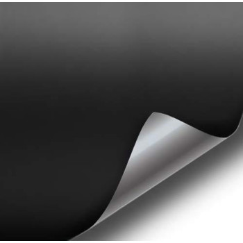 Satin Flat Matte Stealth Jet Black 5Ft Vinyl Wrap Roll With Air Release Technology (5Ft X 10Ft)