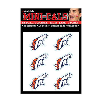 Wincraft Nfl Denver Broncos Face Tattoos Team Colors One Size