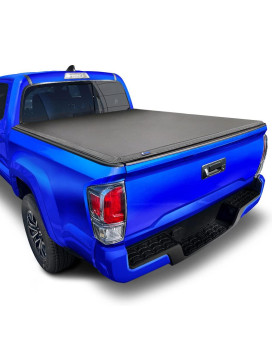 Tyger Auto T3 Soft Tri-Fold Truck Bed Tonneau Cover Compatible With 2016-2022 Toyota Tacoma (Does Not Fit Trail Special Edition With Storage Boxes) Fleetside 6 Bed (73) Tg-Bc3T1631