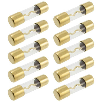 AUTUT 10 Pcs Auto Car Audio Gold Plated AGU Fuse 40A