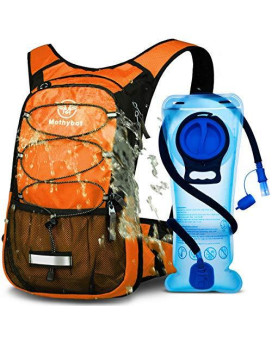 Mothybot Hydration Pack, Insulated Hydration Backpack With 2L Bpa Free Water Bladder And Storage, Hiking Backpack For Men, Women, Kids For Running, Cycling, Camping - Keep Liquid Cool Up To 5 Hours