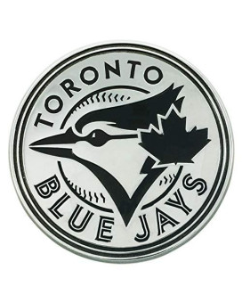 Fanmats 26747 Mlb - Toronto Blue Jays Chrome Emblem