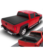 Dna Motoring Ttc-Trisoft-010 Pickup Truck Bed Soft Tri-Fold Adjustable Tonneau Cover Compatible With 04-14 Ford F150 8Ft Fleetside Styleside Bed