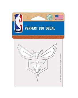 Wincraft Nba Charlotte Hornets Decal4X4 Perfect Cut White Decal Team Colors One Size