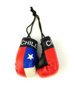 Red Hat Ent Hanging Car Mirror Mini Boxing Gloves (Chile)