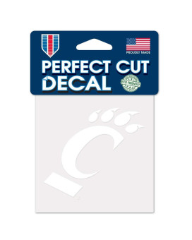 Ncaa Cincinnati Bearcats Decal4X4 Perfect Cut White Decal Team Colors One Size