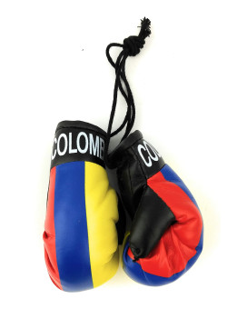 Red Hat Ent Hanging Car Mirror Mini Boxing Gloves (Colombia)