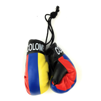 Red Hat Ent Hanging Car Mirror Mini Boxing Gloves (Colombia)